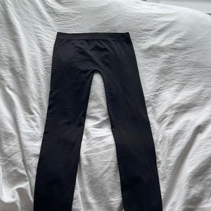 Black semi sheer leggings